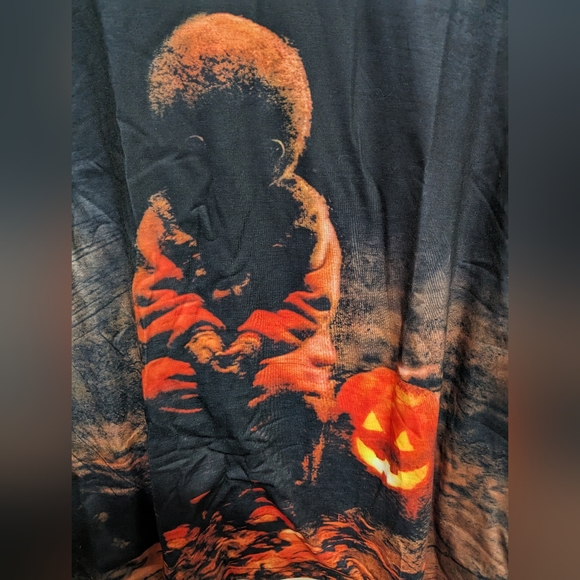 SAM Trick or Treat Sz XXL long sleeve Halloween Top Blouse shirt men or women - Picture 4 of 5